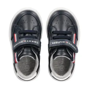 Children's lace-up and velcro sneakers Tommy Hilfiger image-1