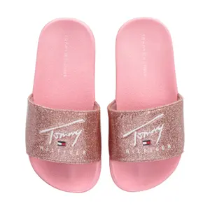 Girl's logo printed slides Tommy Hilfiger image-0