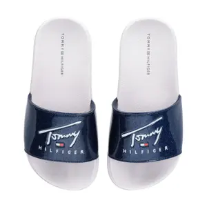Children's logo printed flip-flops Tommy Hilfiger image-0