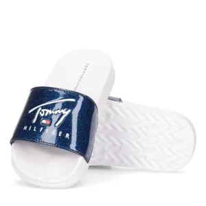 Children's logo printed flip-flops Tommy Hilfiger image-1