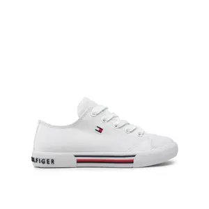 Girl Trainers Tommy Hilfiger White image-0