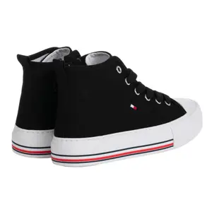 Women's high top Trainers Tommy Hilfiger Black image-1