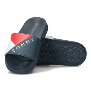 Children's logo printed flip-flops Tommy Hilfiger image-2