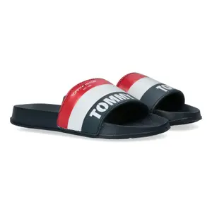 Children's printed striped flip-flops Tommy Hilfiger image-0