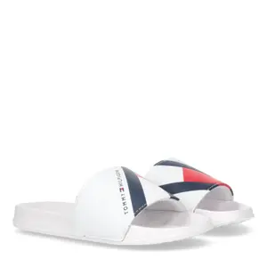 slides with printed flag child Tommy Hilfiger image-0