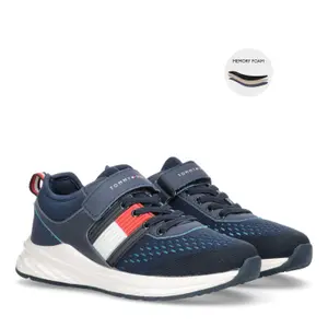 Children's lace-up/velcro sneakers Tommy Hilfiger image-0