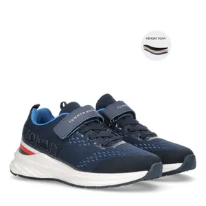 Children's lace-up and velcro sneakers Tommy Hilfiger image-0