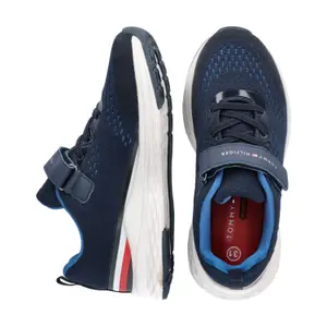 Children's lace-up and velcro sneakers Tommy Hilfiger image-3