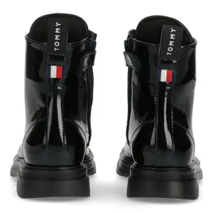 Children's leather lace-up boots Tommy Hilfiger image-4