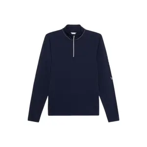 Pólo técnico de equitação de manga comprida com fecho de correr de 1/4 com logótipo impresso Tommy Hilfiger Equestrian image-0