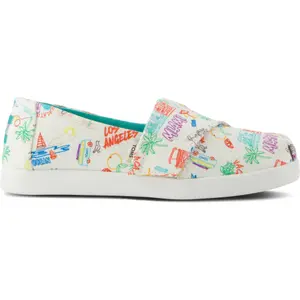 Mädchen Espadrilles mit bedrucktem Muster Toms Classic