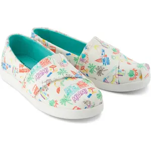 Mädchen Espadrilles mit bedrucktem Muster Toms Classic image-2