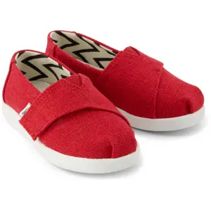 Espadrilles avec bande scratch ajustable bébé Toms Classic image-1