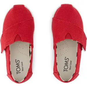 Espadrilles avec bande scratch ajustable bébé Toms Classic image-4