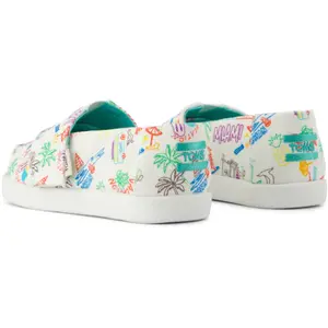 Espadrilles mit Print für Mädchen im Babyalter Toms Classic image-4