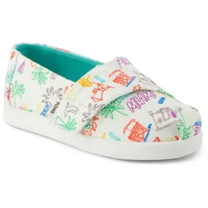 Espadrilles mit Print für Mädchen im Babyalter Toms Classic image-1