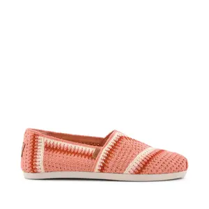 Crochet Canvas Espadrilles Women Toms Alpargata Classic image-0