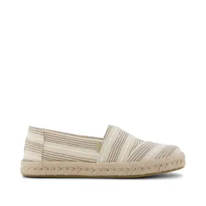 Metallic Stripe Espadrilles Women Toms Alpargata Rope 2.0 image-0