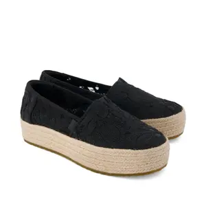 Womens Crochet Platform Espadrilles Toms Valencia image-1