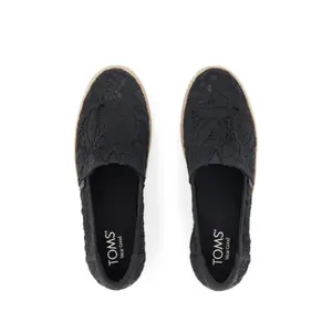 Womens Crochet Platform Espadrilles Toms Valencia image-3