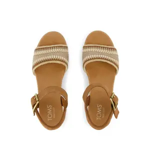 Sandales compensées en crochet femme Toms Diana image-3