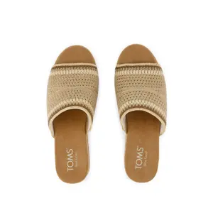 Sandales compensées en crochet femme Toms Diana Mule image-3