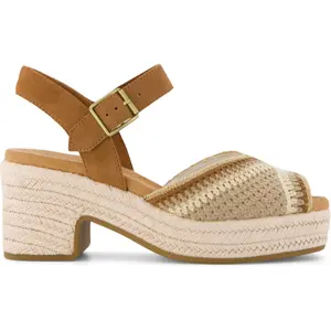 Women's Crochet Heeled Sandals Toms Ispeto image-0