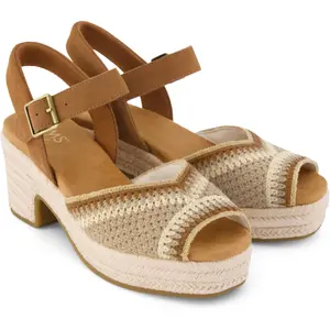 Women's Crochet Heeled Sandals Toms Ispeto image-1
