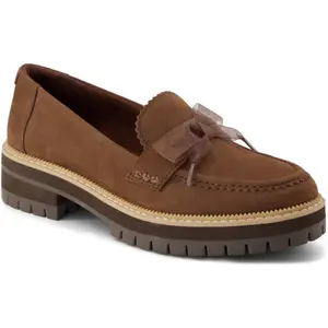 Women's leather loafers Toms Cara Bow image-1