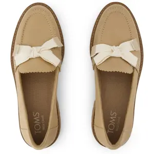 Women's leather loafers Toms Cara Bow image-3