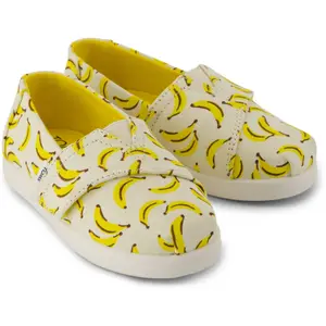 Fun Banana Print Baby Espadrilles Toms Classic image-2