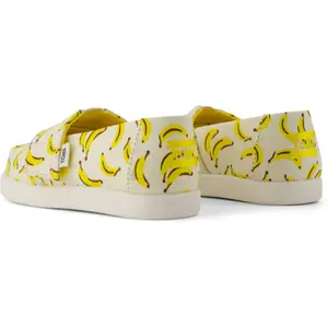 Fun Banana Print Baby Espadrilles Toms Classic image-4
