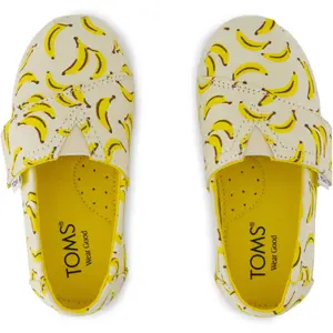 Fun Banana Print Baby Espadrilles Toms Classic image-3