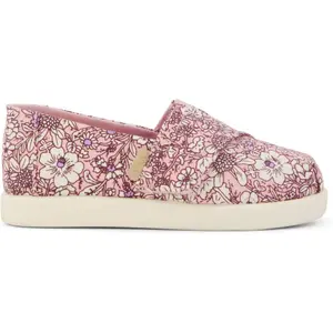 Espadrilles de flores para bebé niña Toms Classic image-0