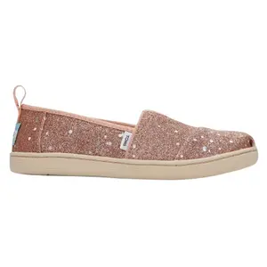 Girl's sequined espadrilles Toms Alpargata image-0