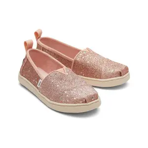 Girl's sequined espadrilles Toms Alpargata image-1