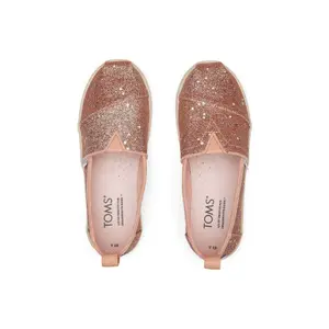 Girl's sequined espadrilles Toms Alpargata image-3
