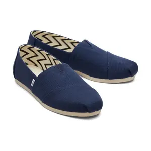 Women's wide-cut espadrilles in recycled cotton canvas Toms Alpargata image-1