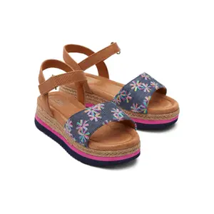 Girl's floral sandals Toms Diana image-1