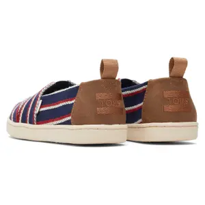Espadrilles with woven stripes for kids Toms Alpargata image-2