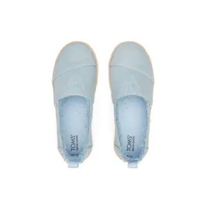 Children's denim espadrilles Toms Alpargata Rope image-3