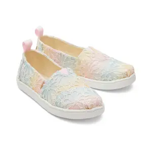 Espadrilles ombre floral fille Toms Alpargata image-1