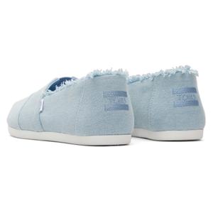 Espadrilles en jeans dévalé à franges femme Toms Alpargata image-2