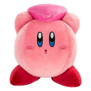 Plush Tomy Kirby Mocchi-Mocchi Mega - Kirby With Heart image-1
