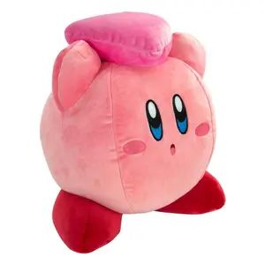 Plush Tomy Kirby Mocchi-Mocchi Mega - Kirby With Heart image-2