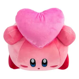 Plush Tomy Kirby Mocchi-Mocchi Mega - Kirby With Heart image-5