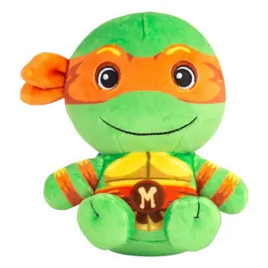 Pelluche Tomy Les Tortues Ninja Mocchi-Mocchi Michelangelo image-0