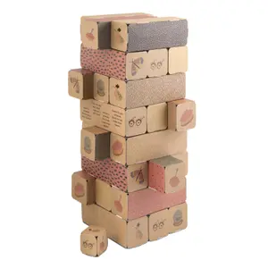 Educational games in super colorful cardboard Tonki Giga Jenga image-0