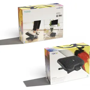 Height and angle adjustable footrest TooQ TQFR0603-B image-3