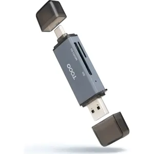 USB-A/C 3.2 external card reader TooQ TQR-3001G